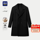 HLA海澜之家大衣男冬季轻商务时尚系列中长款羊毛外套男新年