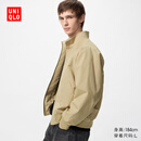 优衣库男装女装哈灵顿茄克/外套夹克26春夏新款484610 32 深米色 L