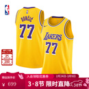 耐克【现货】耐克官方洛杉矶湖人卢卡东契奇Swingman速干球衣篮球服 黄色(卢卡东契奇) 2XL
