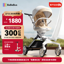 bebebus遛娃神器轻便可折叠双向可坐可躺减震高景观婴儿车溜娃口袋推车