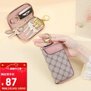 高尔夫（GOLF）钥匙包女时尚印花卡包女士多功能拉链零钱包情人节礼物礼盒装