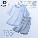 小猪班纳儿童睡衣夏季2026新款男童莫代尔家居服套装抗菌女童夏装短袖短裤