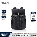途明（TUMI）ALPHA BRAVO男士双肩包翻盖大容量电脑包黑色商务通勤礼物