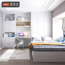 索菲亚全屋定制家用电脑办公桌书房书架展示架放书吊柜卧室收纳飘窗柜地 诚意定制金