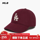 MLB帽子男女棒球帽新年骐骥红软顶情人节礼物3ACP6601N-07RDS