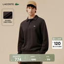 LACOSTE法国鳄鱼男装25秋冬新款罗纹棉质Polo领卫衣|SH5781 SKB/巧克力色 M 4