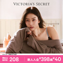 维多利亚的秘密 logo字母肩带舒适无痕时尚文胸内裤内衣套装送女友女友礼物 54A2黑色-无钢圈 75B (34B)+S