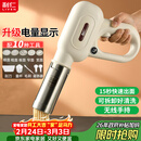 利仁（Liven）面条机电量显示家庭用家用压面机全自动无线手持压面枪电动饸烙机不锈钢面条机5种出面模具ML-A410