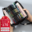 高尔夫（GOLF）多卡位印花卡包男士大容量长款钱包风琴耐磨防刮手拿包送男友礼物