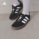 adidas「T头鞋」BARREDA休闲板鞋德训鞋男女阿迪达斯官方轻运动 黑色/白色/树脂黄   42