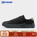 FILA FUSION斐乐潮牌POP帆布鞋男鞋2025秋季拼接时尚板鞋