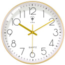 北极星（POLARIS）挂钟客厅家用时钟现代简约轻奢时尚免打孔钟表 2536金色石英款