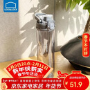 乐扣乐扣（LOCK&LOCK）人鱼线塑料运动水杯夏天便携水壶带刻度提手男女水杯子700ML灰色