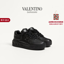 华伦天奴VALENTINO[礼物]男士 ONE STUD XL 羊皮革厚底休闲运动鞋 黑色 40