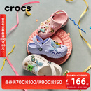 卡骆驰（CROCS）贝雅儿童洞洞鞋男女童户外包头沙滩鞋拖鞋/207013/207012 白色-100 35 (215mm)