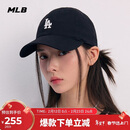 MLB帽子男女棒球帽鸭舌帽软顶新年情人节礼物3ACP7701N-07BKS