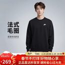 耐克(NIKE)男春秋圆领卫衣 休闲运动 时尚简约FN3889-010黑 XL
