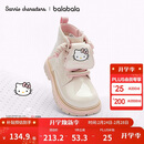 巴拉巴拉童鞋儿童靴子马丁靴女童2025新秋冬短靴【三丽鸥IP】208425141019