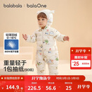 巴拉巴拉童装婴儿羽绒服宝宝轻薄连体衣抱衣爬服儿童冬装男童女童可爱萌趣