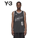 Y-3【清凉季】y3新款5号系列男士运动款休闲T恤背心55-KS7641 黑色 L (185) 104A