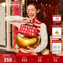 LeSportsac乐播诗新年鸿运招财系列红色喜庆金元宝化妆收纳手拿包 贺岁萌宠