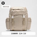 lululemon丨Wunderlust 小款背包 拒水 LU9COIS 橡木棕/银 O/S