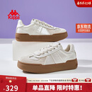 卡帕（Kappa）官方德训鞋子女鞋冬季厚底增高休闲运动学生板鞋 银色 37