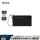 途明（TUMI）VOYAGEUR 女士高端时尚手拿包黑色拼烟枪色38女神节礼物