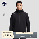 迪桑特（DESCENTE）TRAINING综训运动健身防泼水男士加绒梭织上衣 BK-黑色 2XL (185/104A)