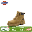 Dickies童鞋皮靴中童靴子马丁靴儿童工装靴 土黄 31（鞋内长204mm） 