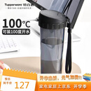 特百惠（Tupperware）茶韵500ml塑料杯男女士学生运动水杯子大容量情人节礼物 酷炫黑