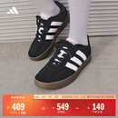 adidas「T头鞋」BARREDA休闲板鞋德训鞋男女阿迪达斯官方轻运动 黑色/白色/树脂黄   42