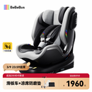bebebus儿童安全座椅领航家汽车用0-8岁婴儿宝宝车载360度旋转 千岩灰