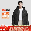 耐克NIKE男冬季短款连帽羽绒服 运动防寒外套 WR系列DV1132-010黑XL