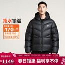 耐克NIKE男冬季短款连帽羽绒服 运动防寒外套 WR系列HQ7791-011黑M