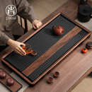 尚言坊德国电木茶盘茶托盘带排水高档大气轻奢家用办公功夫茶具干泡茶台