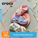 CROCS卡骆驰贝雅儿童洞洞鞋户外包头童鞋沙滩鞋凉鞋拖鞋/207013/207012 白色-100 35 (215mm)