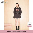 DZZIT地素短裤2026春季新款通勤休闲假两件裙收褶设计裤子女3K1QB141F 深灰色 S