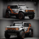 京宝迪【新款烈马】适配2026款福特烈马改装件车贴拉花 坦克300Bj40定制 下单备注车型机盖