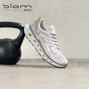 爱步（ECCO）BIOM 720男鞋 26年夏季新款透气轻盈运动鞋 健步850344 白色40