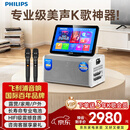 飞利浦（PHILIPS）家庭ktv音响套装户外便携广场舞蓝牙音响带屏幕唱k歌专用移动音箱点歌机家用卡拉ok一体机 SD280