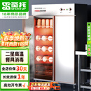 圣 托（shentop）热风循环高温消毒柜 立式商用 餐厅酒店厨房用 不锈钢双门餐具消毒碗柜 RTP980-B2