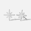 APM Monaco【38女神节礼物】六芒星银耳钉女耳环银耳饰时尚饰品送女友