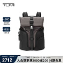 途明（TUMI）ALPHA BRAVO男士双肩包翻盖大容量双肩背包炭黑色 情人节新年礼物