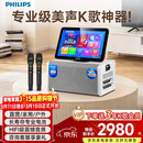 飞利浦（PHILIPS）家庭ktv音响套装户外便携广场舞蓝牙音响带屏幕唱k歌专用移动音箱点歌机家用卡拉ok一体机 SD280