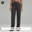 lululemon丨Throwback Still 女士运动长裤 常规版型 LW5EFPS 石墨灰 XS /4