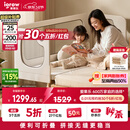 爱果乐（IGROW）儿童拼接床大人可睡无缝拼接婴儿床多功能床可折叠床护栏可升降