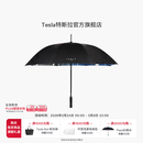 特斯拉（Tesla）官方 碳纤维高尔夫伞双人遮阳挡雨高密度黑胶伞布