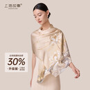 上海故事【升级加密30%】真丝丝巾桑蚕丝女披肩围巾送妈妈生日妇女节礼物