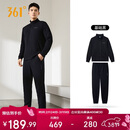 361°运动套装男士秋冬季跑步训练服休闲外套裤子两件套652134001G-2